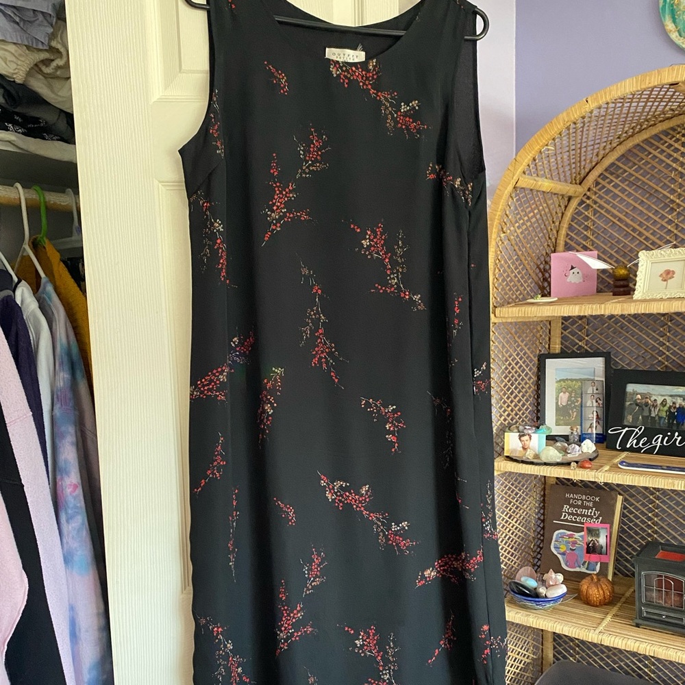 Black Cherry Blossom dress size PL